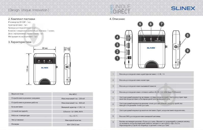 IP конвертер Slinex XR-30IP - фото 4