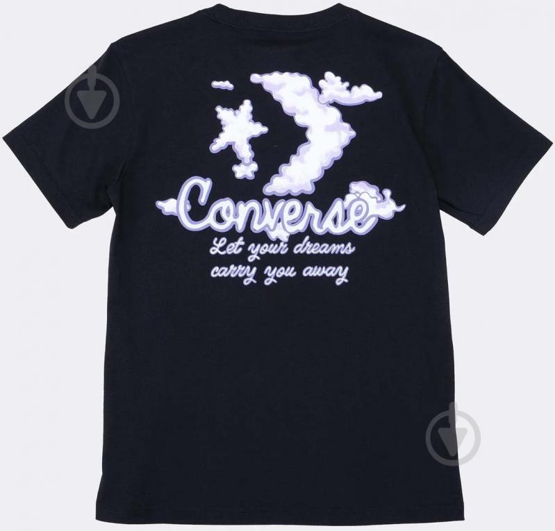 Футболка Converse SEASONAL GRAPHIC WORD ART SS TEE 10024536-001 р.S чорний - фото 5