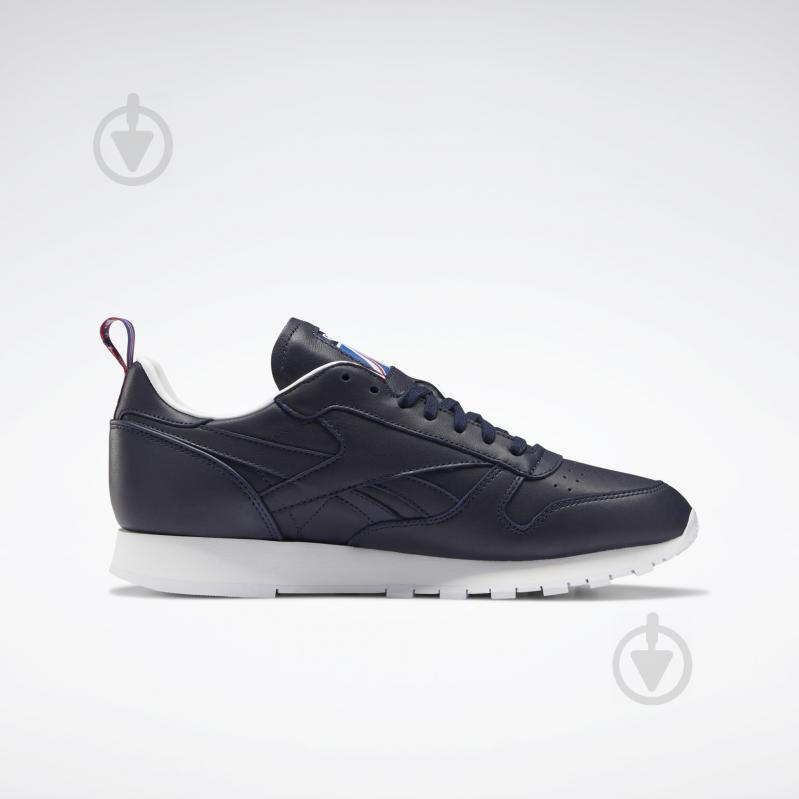 Кроссовки мужские Reebok CL LTHR FW7797 р.40,5 синие - фото 2