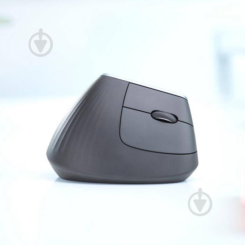 Мышь Logitech MX Vertical Advanced Ergonomic Mouse graphite (910-005448) - фото 12