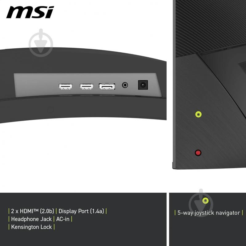 Монитор MSI 9S6-3DC14H-201 31,5" (9S6-3DC14H-201) - фото 6