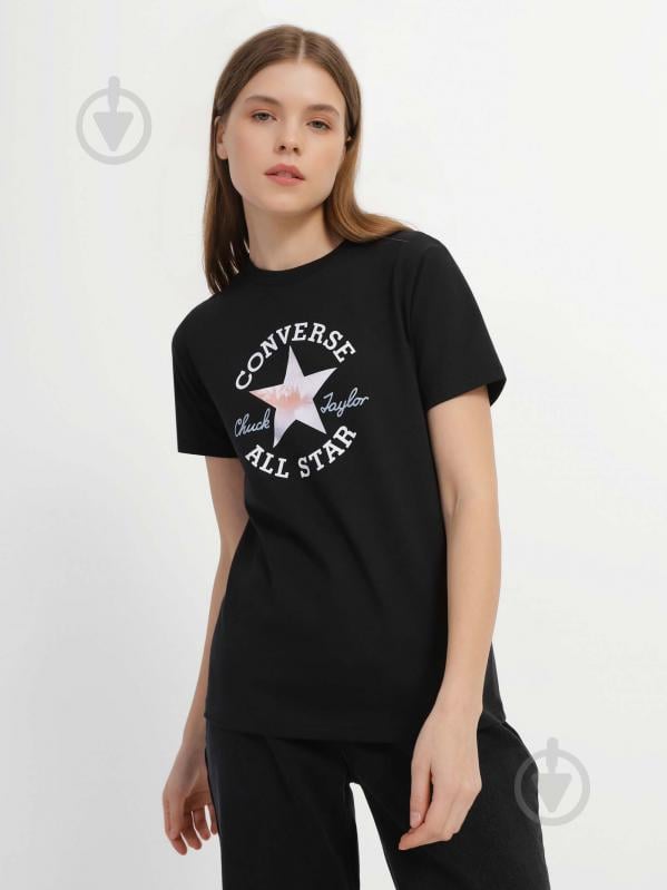 Футболка Converse CHUCK PATCH INFILL TEE 10025041-001 р.L черный - фото 1