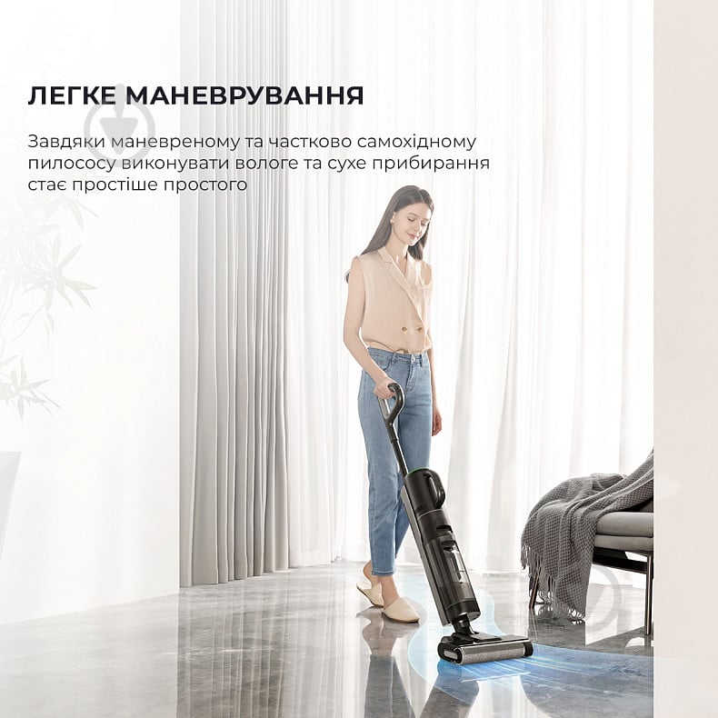 Пилосос миючий DREAME Wet&Dry Vacuum Cleaner M12 black - фото 3