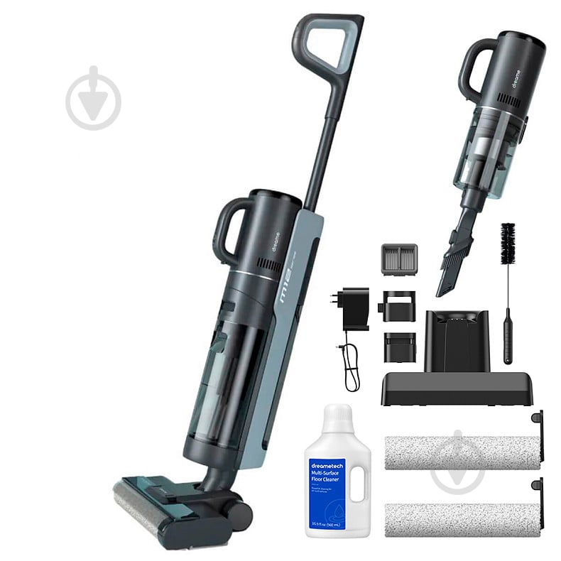 Пылесос моющий DREAME Wet&Dry Vacuum Cleaner M12 black - фото 1