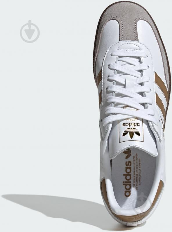 Кросівки чоловічі демісезонні Adidas SAMBA OG JH8796 р.43 1/3 білі - фото 5 Кросівки чоловічі демісезонні Adidas SAMBA OG JH8796 р.43 1/3 білі - фото 5
