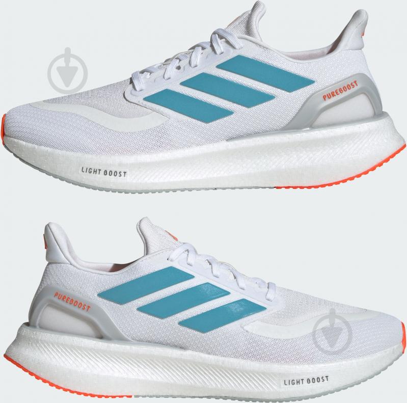 Кроссовки мужские Adidas PUREBOOST 5 JH6443 р.43 1/3 белые - фото 5