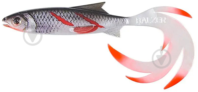 Віброхвіст Balzer Shirasu Reptile Shad 70 мм 1 шт. 15гр Bloody Minnow - фото 1