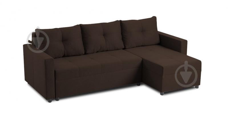 Диван кутовий PRAKTICA Sofa Бруно (категорія 2) коричневий 2215x1385x750 мм - фото 1