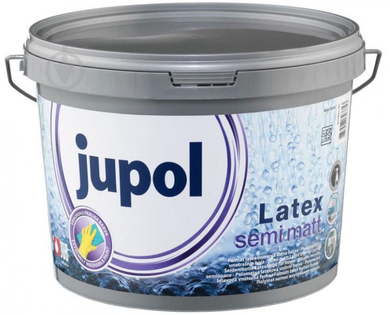 Фарба інтер'єрна латексна JUB Jupol Latex Semi Matt напівглянець 5 л - фото 1 Фарба інтер'єрна латексна JUB Jupol Latex Semi Matt напівглянець 5 л - фото 1