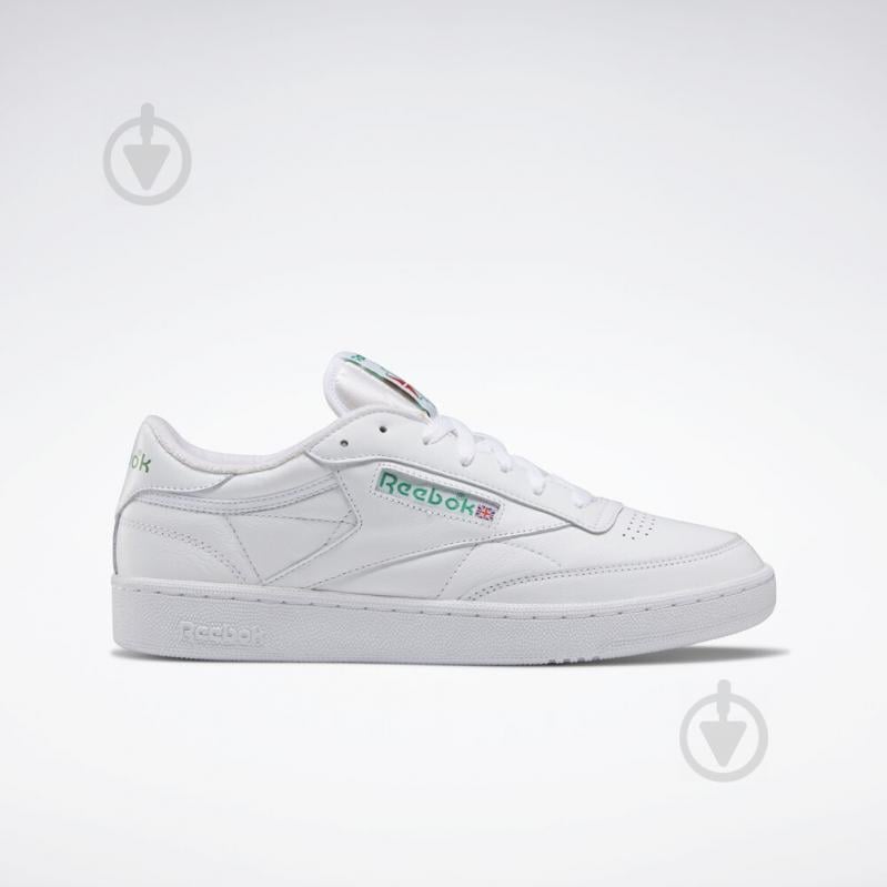 Кроссовки мужские Reebok CLUB C 85 FX3874 р.40,5 белые - фото 1