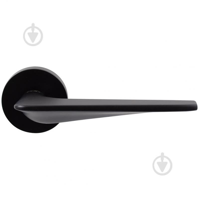 Ручка на розетці RDA tucano r ф/з без замка матовий чорний - фото 1 Ручка на розетці RDA tucano r ф/з без замка матовий чорний - фото 1