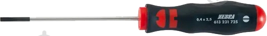 Отвертка WURTH шлицевая круглый стержень 0,8X4X100 Zebra 061323174 - фото 1 Отвертка WURTH шлицевая круглый стержень 0,8X4X100 Zebra 061323174 - фото 1