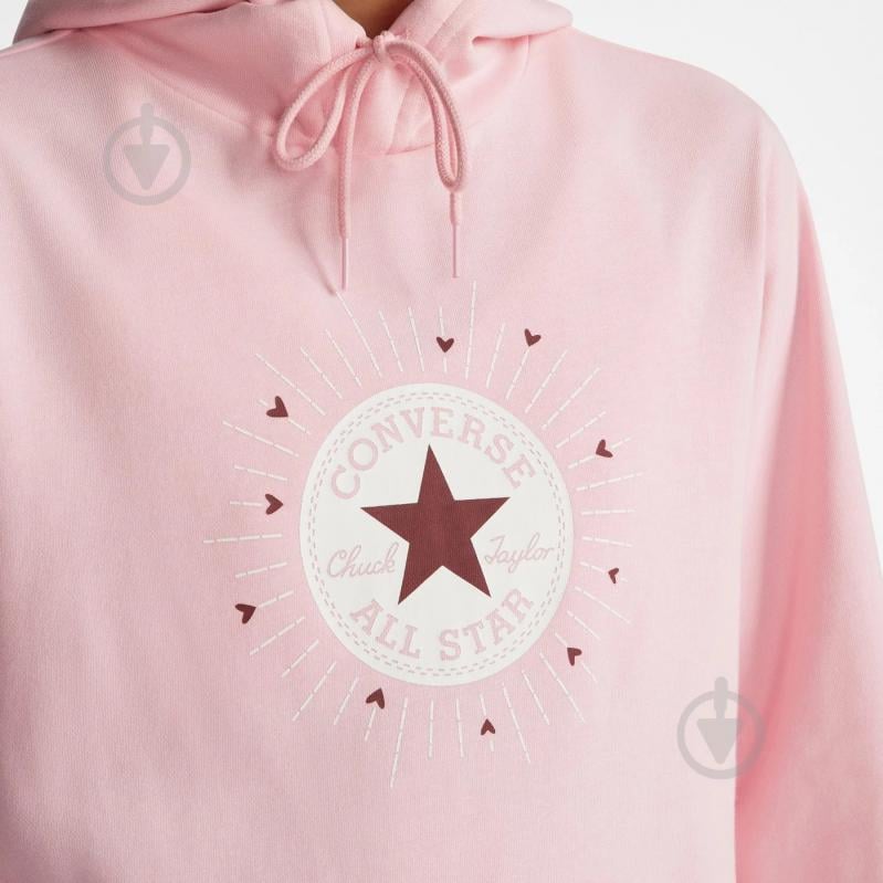 Джемпер Converse RADIATING LOVE CLASSIC FIT HOODIE 10025500-684 р.M рожевий - фото 4