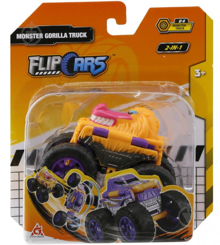 Машинка Flip Cars 2в1 Монстр трак в ас. EU463875A - фото 1 Машинка Flip Cars 2в1 Монстр трак в ас. EU463875A - фото 1