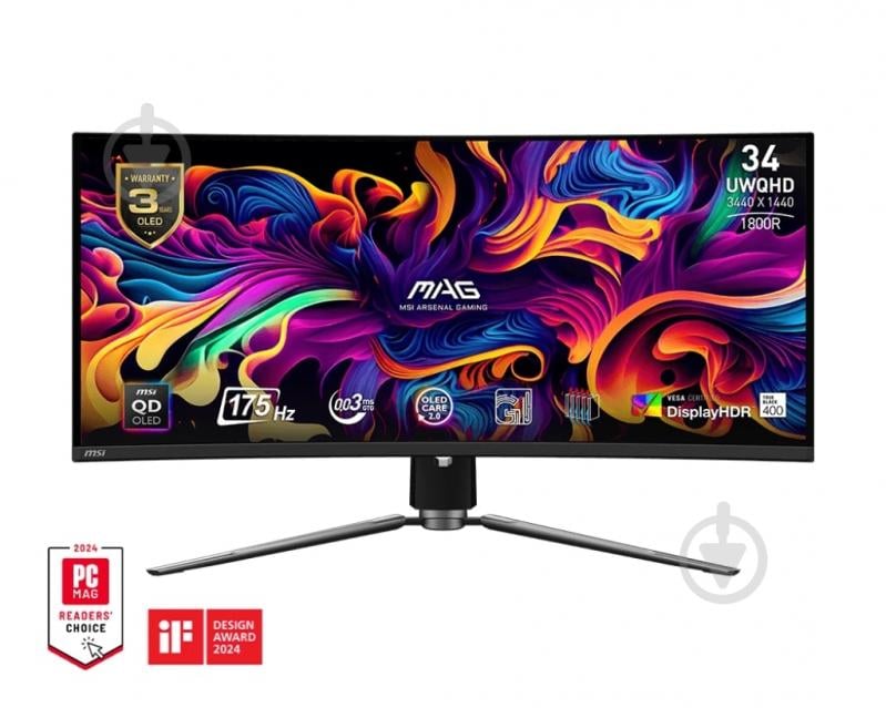 Монитор MSI 9S6-3DD04T-031 34" (9S6-3DD04T-031) - фото 1