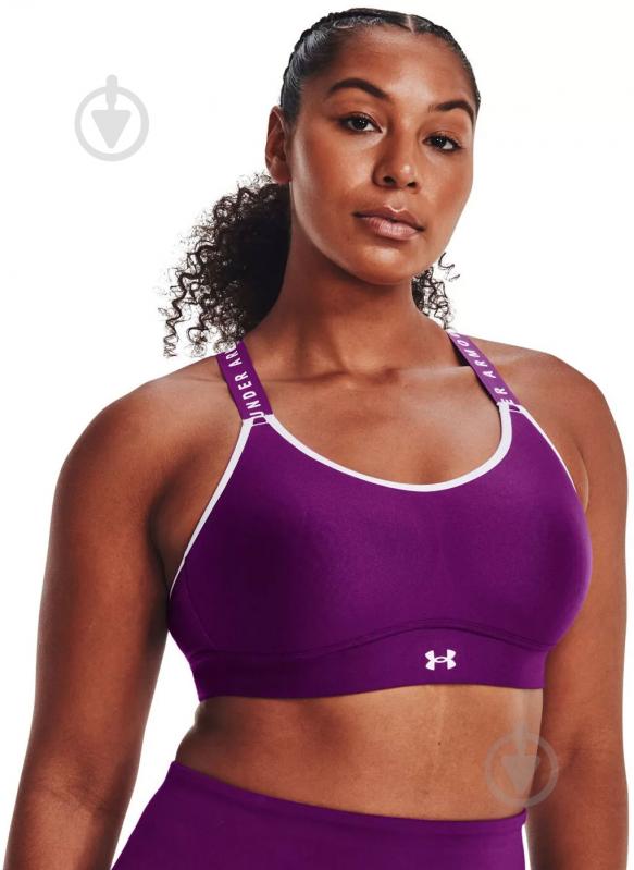 Бра Under Armour Infinity Covered Mid 1363353-514 р.XS фиолетовый - фото 2