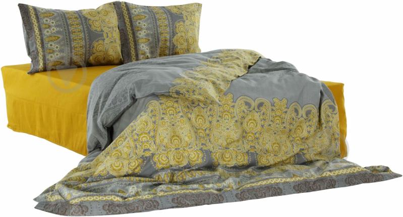 Комплект постельного белья DUCALE 6 OW-2014 2,0 желто-серый Granfoulard - фото 1