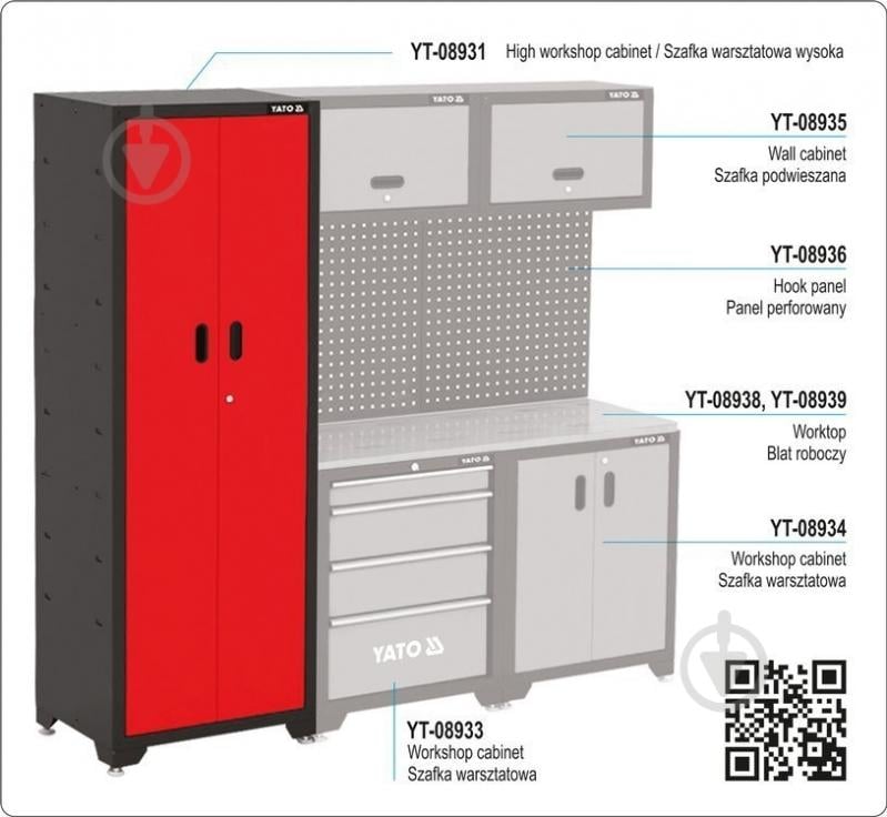 Шафа інструментальна YATO YT-08931 - фото 6