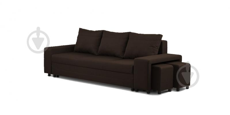 Диван прямий PRAKTICA Sofa Нікос (категорія 1) коричневий 2480x920x750 мм - фото 3