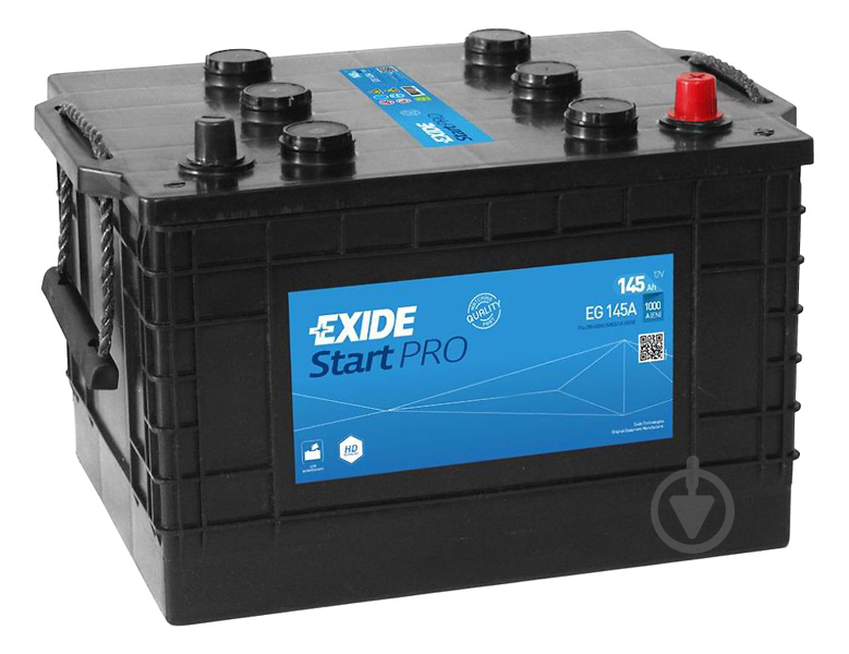 Аккумулятор автомобильный EXIDE Start PRO 145Ah 1000A 12V «+» слева - фото 1