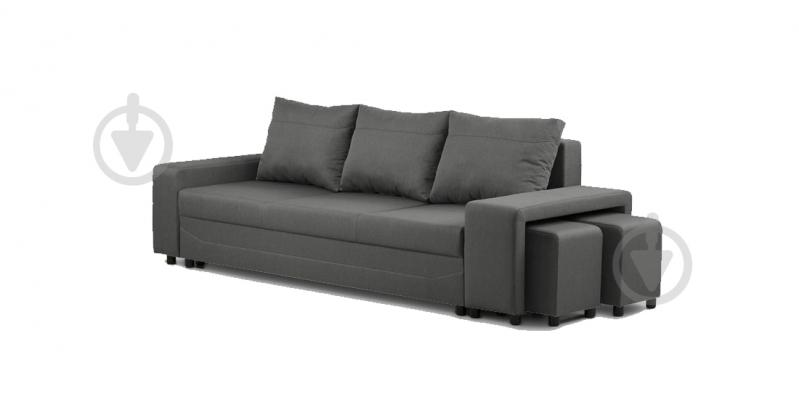 Диван прямий PRAKTICA Sofa Нікос (категорія 1) сірий 2480x920x750 мм - фото 3