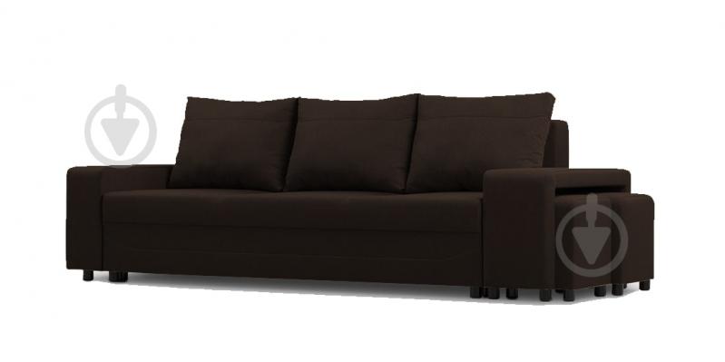 Диван прямий PRAKTICA Sofa Нікос (категорія 2) коричневий 2480x920x750 мм - фото 1