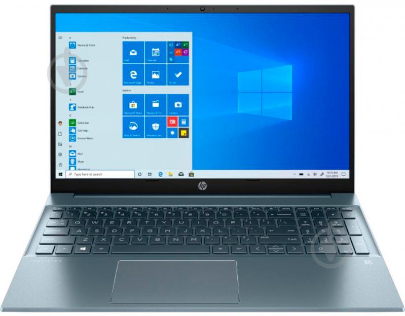 Ноутбук HP Pavilion 15-eg0089ur 15,6 (398K3EA) blue - фото 1