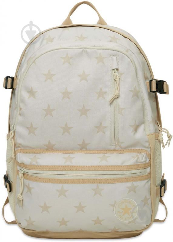 Рюкзак Converse STRAIGHT EDGE PRINTED BACKPACK 10022408-101 бежевый - фото 1