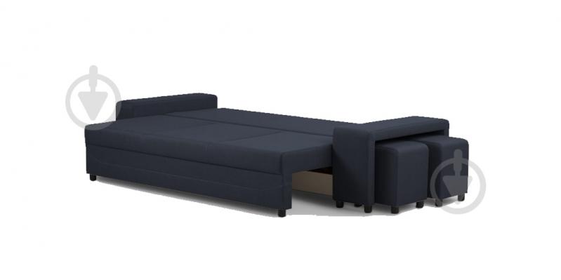 Диван прямой PRAKTICA Sofa Никос (категория 2) синий 2480x920x750 мм - фото 4