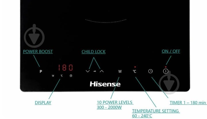Плита електрична настільна Hisense HIC2000Y - фото 10
