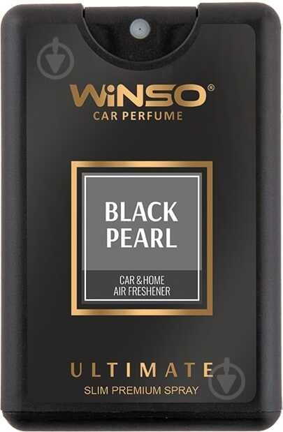 Ароматизатор спрей WINSO Ultimate Slim Spray 18 мл 537070 Black Pearl 18 мл - фото 1