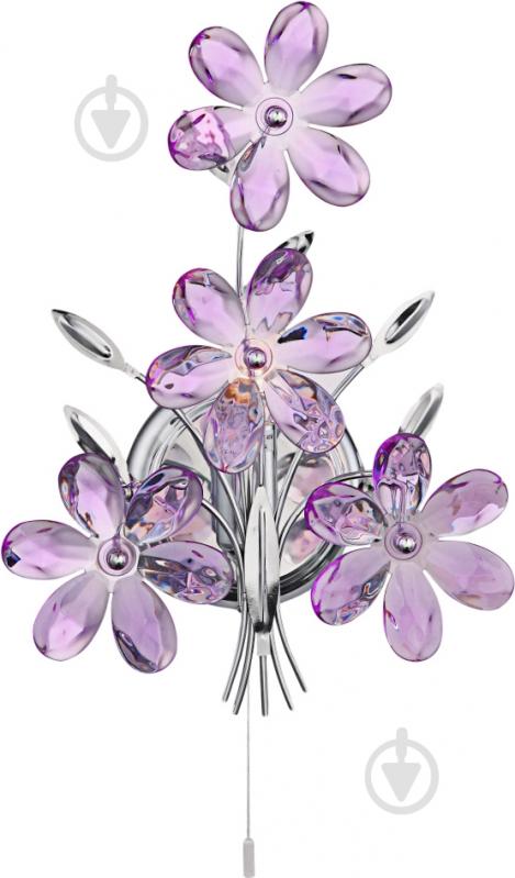 Бра Globo Purple 1x40 Вт E14 хром 5147 - фото 1 Бра Globo Purple 1x40 Вт E14 хром 5147 - фото 1