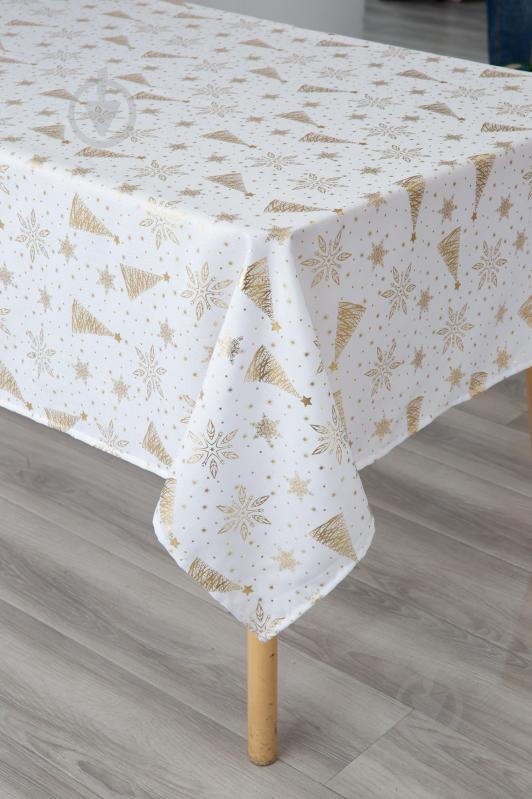 Скатертина Tangi 140x220 см білий Sensio - фото 1