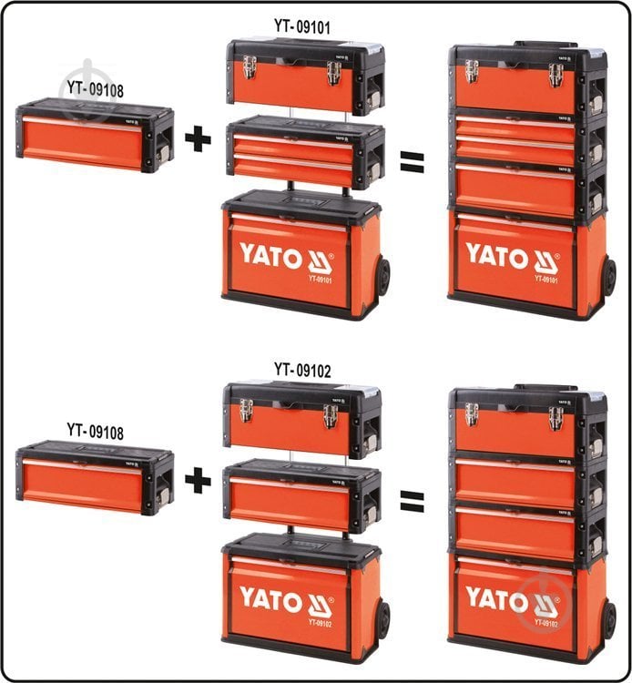 Ящик для ручного инструмента YATO YT-09108 - фото 8