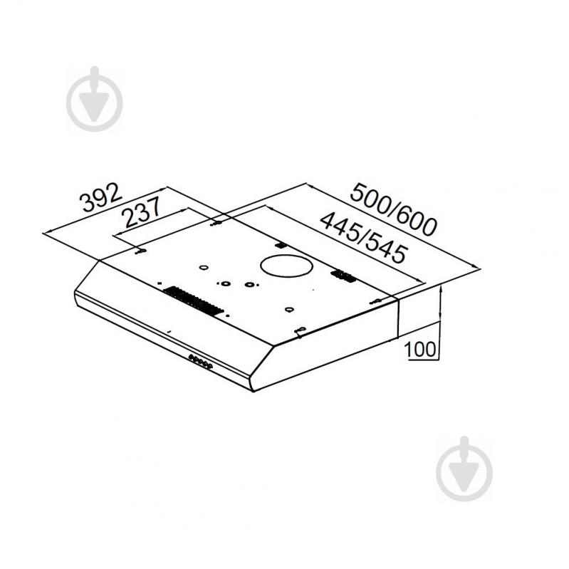 Витяжка Pyramida UX 60 BR - фото 2