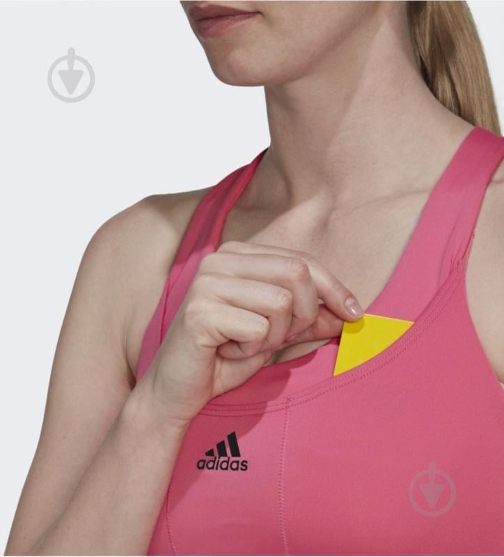 Бра Adidas Running Medium-Support Pocket Bra Pulse Magneta Pink HL6133 р.L розовый - фото 5