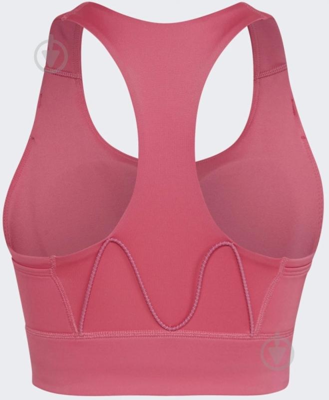 Бра Adidas Running Medium-Support Pocket Bra Pulse Magneta Pink HL6133 р.L розовый - фото 7