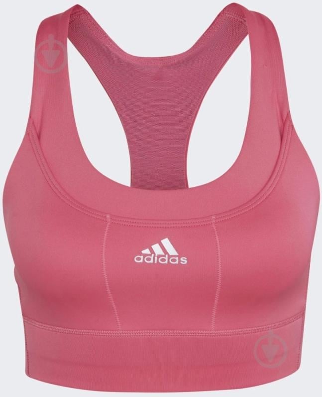 Бра Adidas Running Medium-Support Pocket Bra Pulse Magneta Pink HL6133 р.L розовый - фото 6