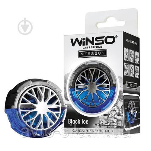 Ароматизатор на дефлектор WINSO Merssus 534410 Black Ice 18 мл - фото 1