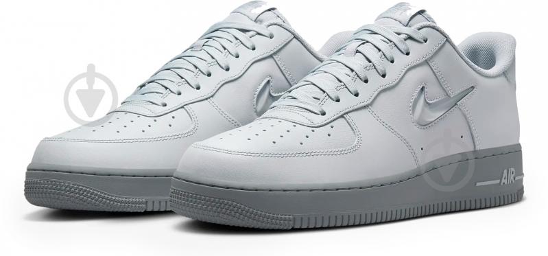 Кросівки чоловічі демісезонні Nike AIR FORCE 1 JEWEL HM0621-001 р.44 сірі - фото 3