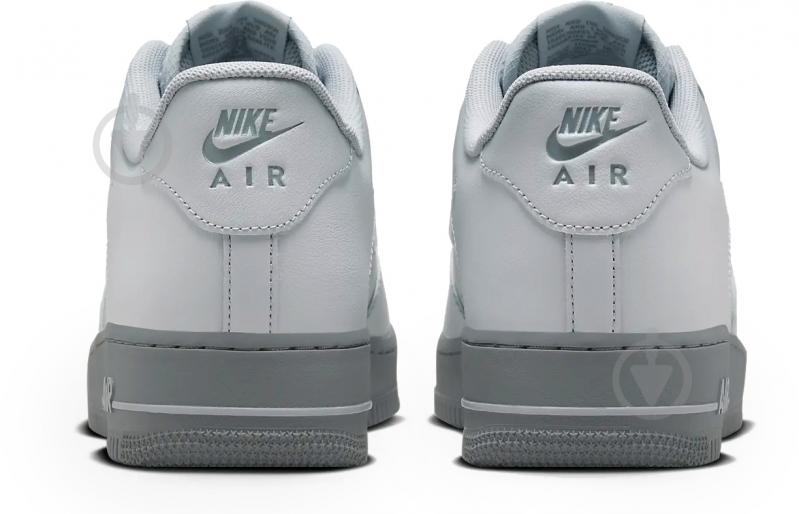 Кросівки чоловічі демісезонні Nike AIR FORCE 1 JEWEL HM0621-001 р.44 сірі - фото 4