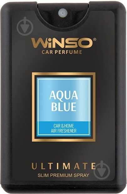 Ароматизатор спрей WINSO Ultimate Slim Spray 18 мл 537060 Aqua Blue 18 мл - фото 1