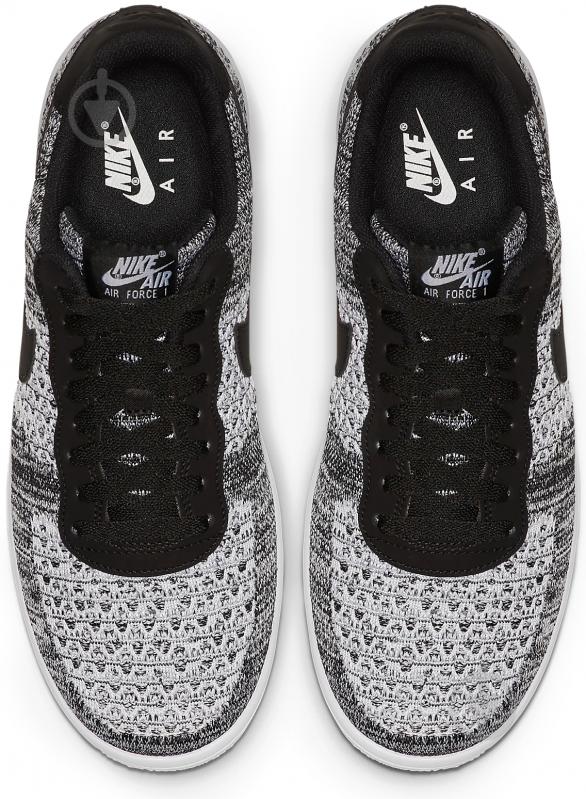 Nike air force 1 flyknit 2.0 black/black/white/pure platinum best sale