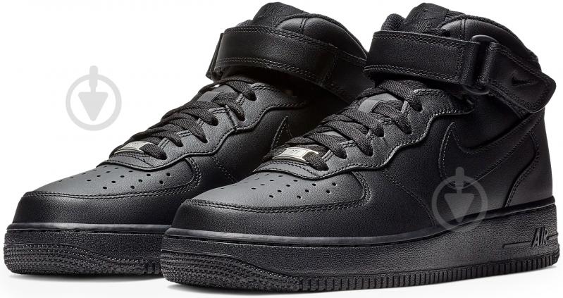 Кроссовки мужские демисезонные Nike AIR FORCE 1 MID '07 CW2289-001 р.44 черные - фото 3