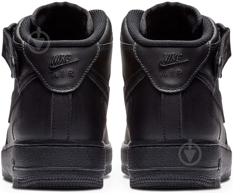 Кроссовки мужские демисезонные Nike AIR FORCE 1 MID '07 CW2289-001 р.44 черные - фото 4