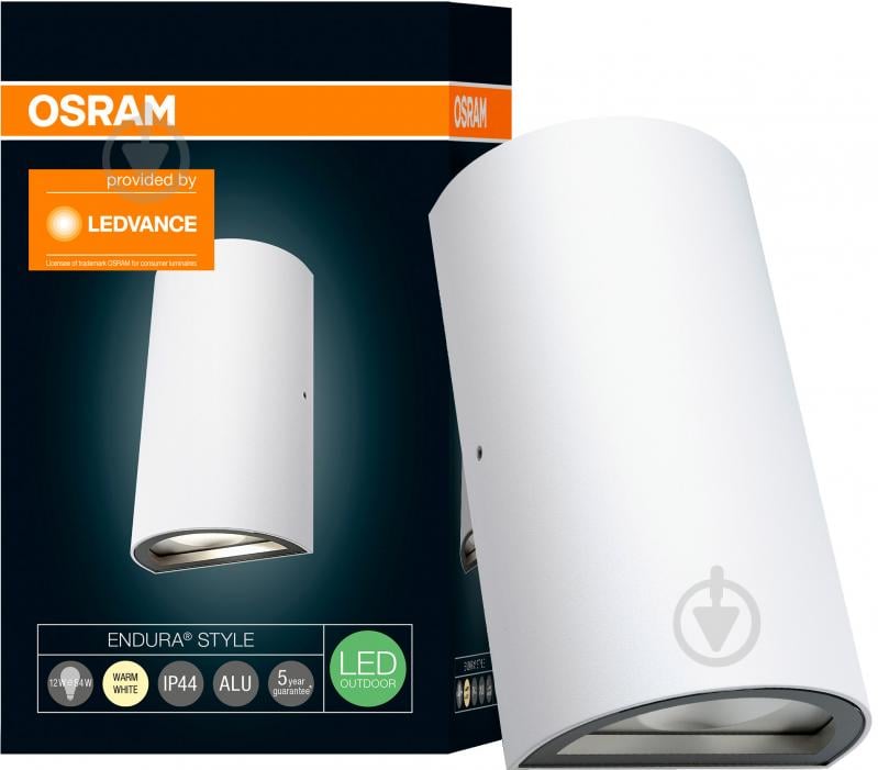 Підсвітка для сходів та фасаду Osram Up/Down 3000 K IP44 LED 12 Вт білий - фото 3