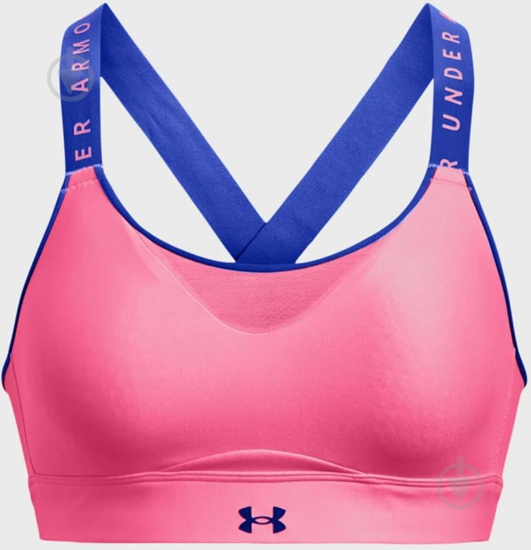 Бра Under Armour UA Infinity High Bra-PNK 1351994-640 р.XS розовый - фото 8