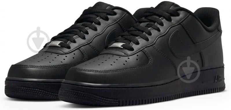 Кроссовки мужские демисезонные Nike AIR FORCE 1 '07 CW2288-001 р.44 черные - фото 3