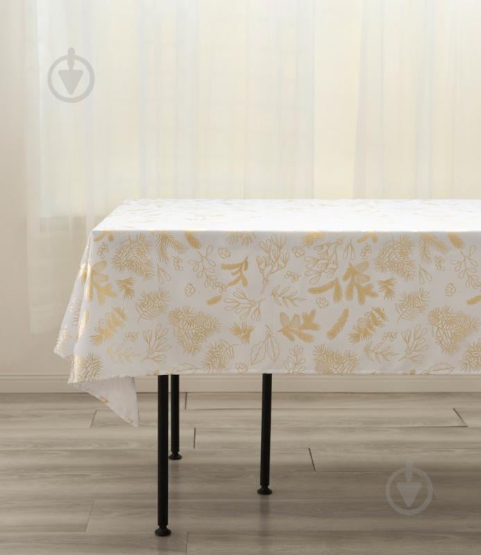 Скатертина Valledolmo 140x180 см білий Sensio - фото 1 Скатертина Valledolmo 140x180 см білий Sensio - фото 1