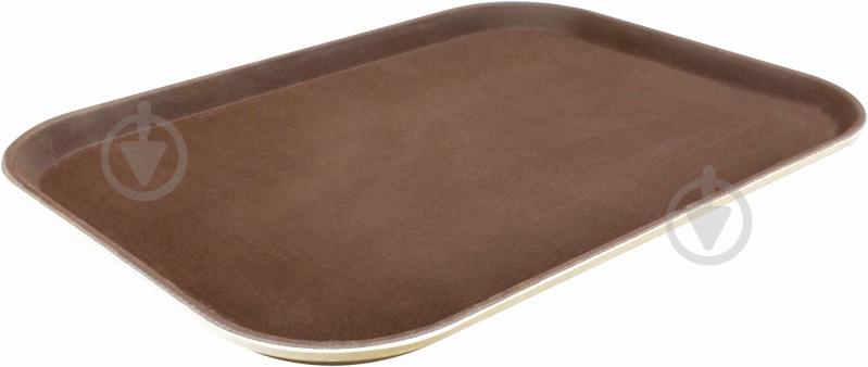 Поднос с антискользящим покрытием прямоугольная 30,5x40,5 см - фото 2